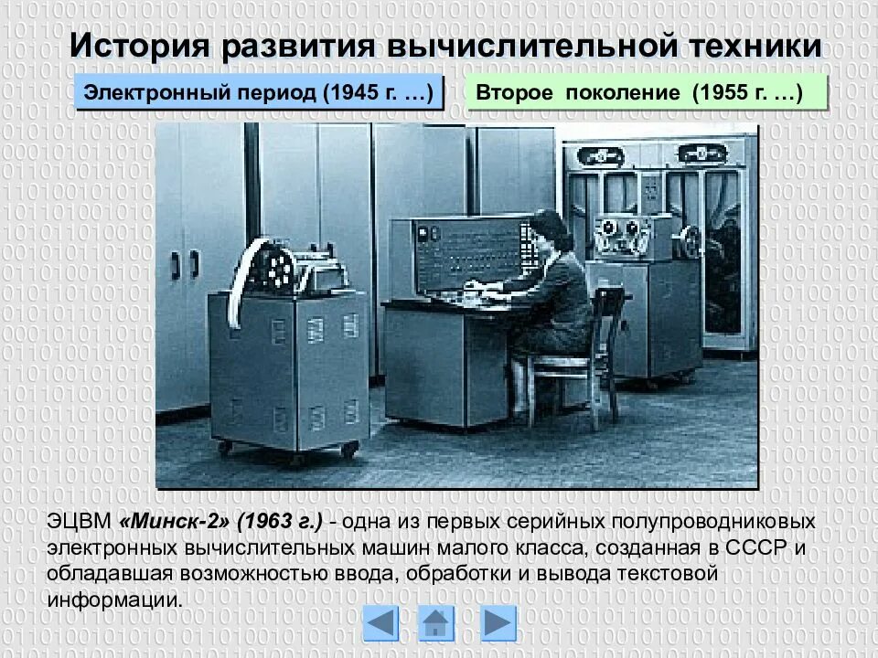 История развития компьютерной техники. История развития компьютерных технологий. История вычислительной техники. История развития электронной вычислительной техники.