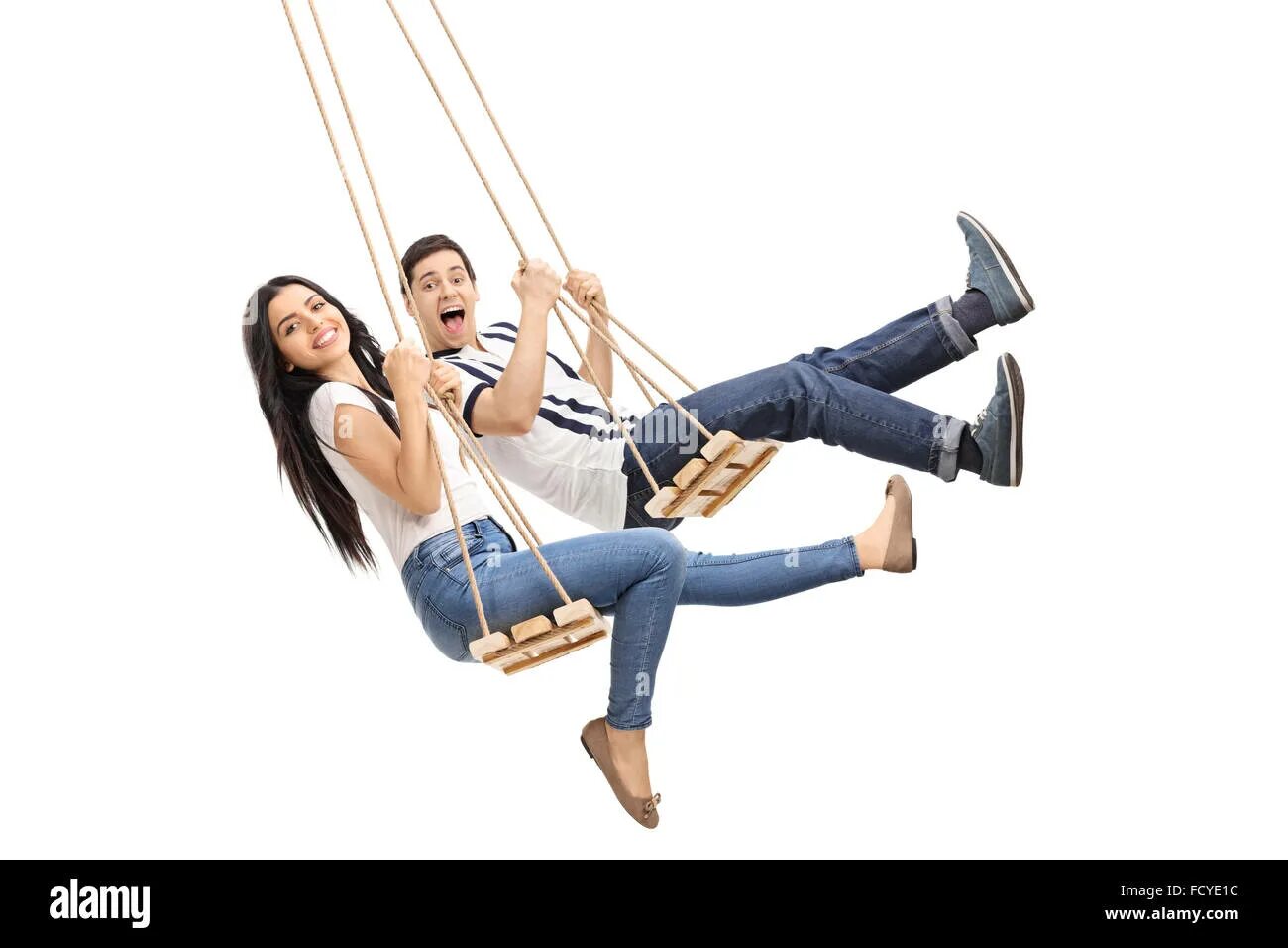 The swing open