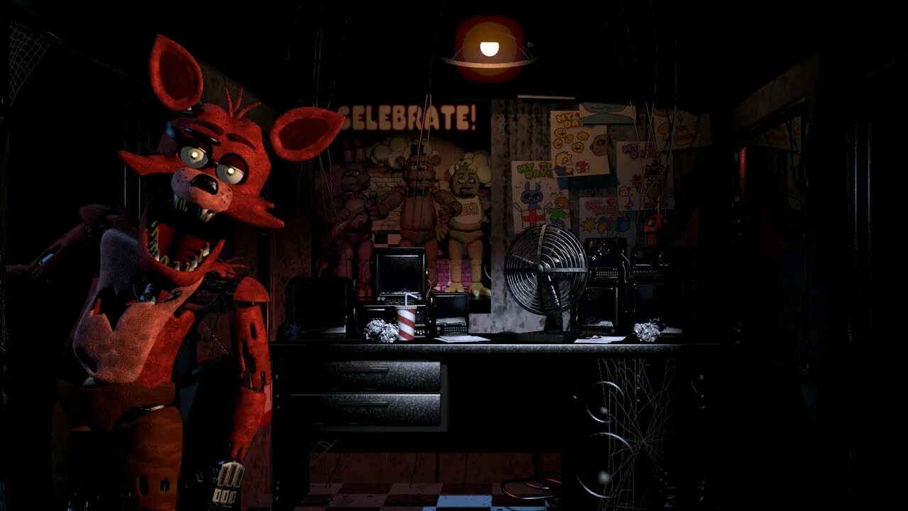 Видео пять ночей с фредди. Five Nights at Freddy's Фокси. Офис охранника из ФНАФ 1 С Фокси. Пять ночей с Фредди 1 офис Фокси.