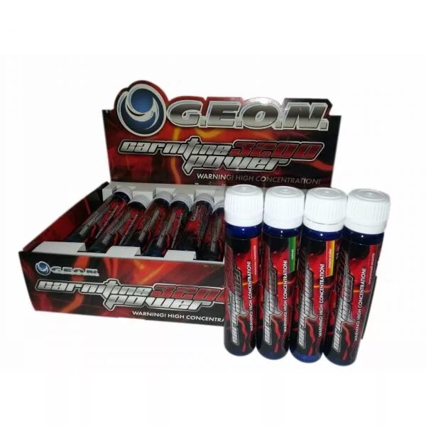 Повер амп. Geon 3200 Carnitine Power. Geon l Carnitine 3200. Geon Carnitine Power 3200 мг - 1 ампула - клубника. L Carnitine в ампулах.