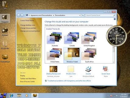 Windows gold