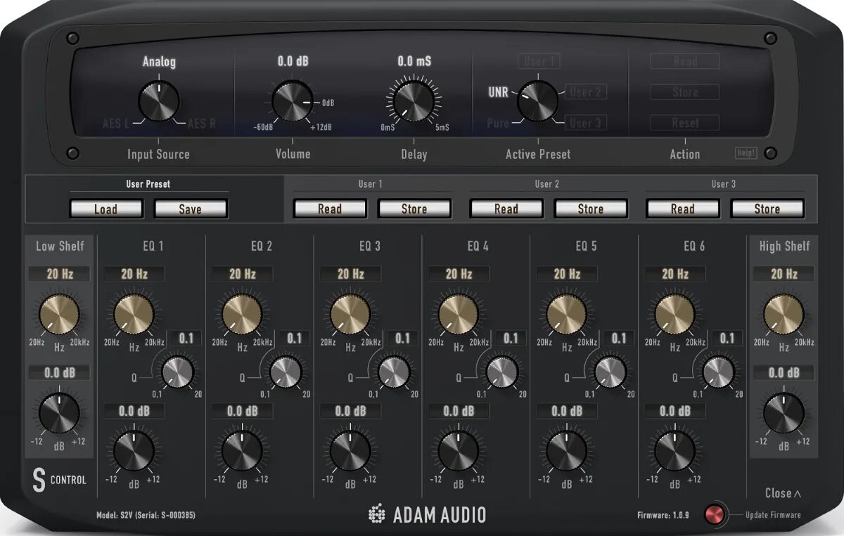 Audio remote. Adam audio s2v ачх. adam audio s3v. schatti&#039;s audio mixer. adam audio s3v в разрезе.