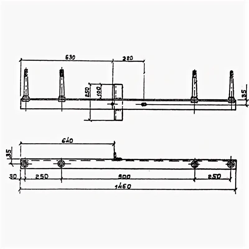 Траверса тн-19 аэмз 00000791. Траверсы тм 10. 407. Траверсы тн 10 (3. Траверсы тм 10.