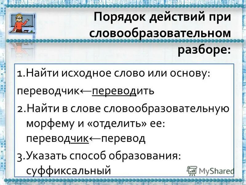 Строение слова земли