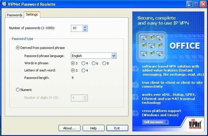 X passwords. Пароль випнет. Рулетка VIPNET. VIPNET password Generator. Электронная Рулетка для генерации паролей.