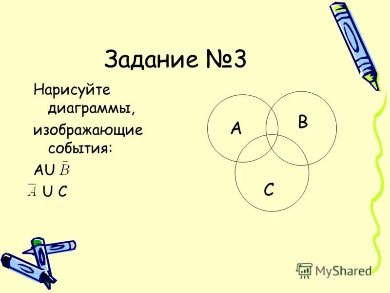 Событие а пересекает событие б. События на диаграмме Эйлера. Изобразите на диаграмме Эйлера событие. Противоположные события диаграммы Эйлера. Событие на диаграмме Эйлера изображены события.