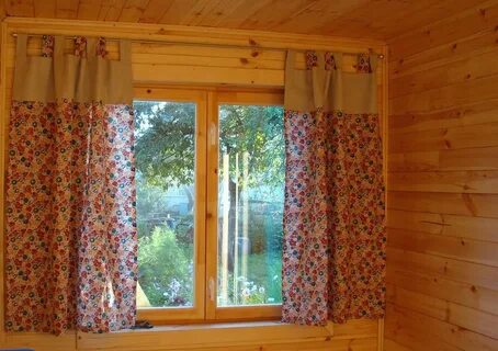 Занавески на окна в деревянном доме (77 фото) лучший
