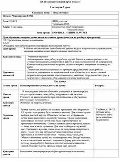Положение о поурочном плане