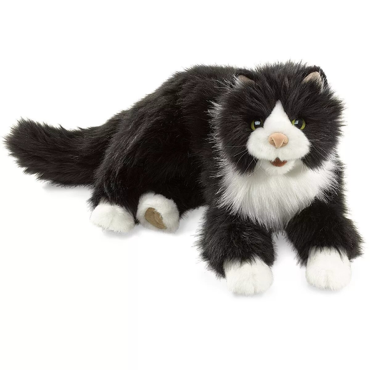 Кошка мягкая купить. Кошка Folkmanis. Мягкие игрушки Folkmanis. Folkmanis Puppets Cat. Игрушка котик.