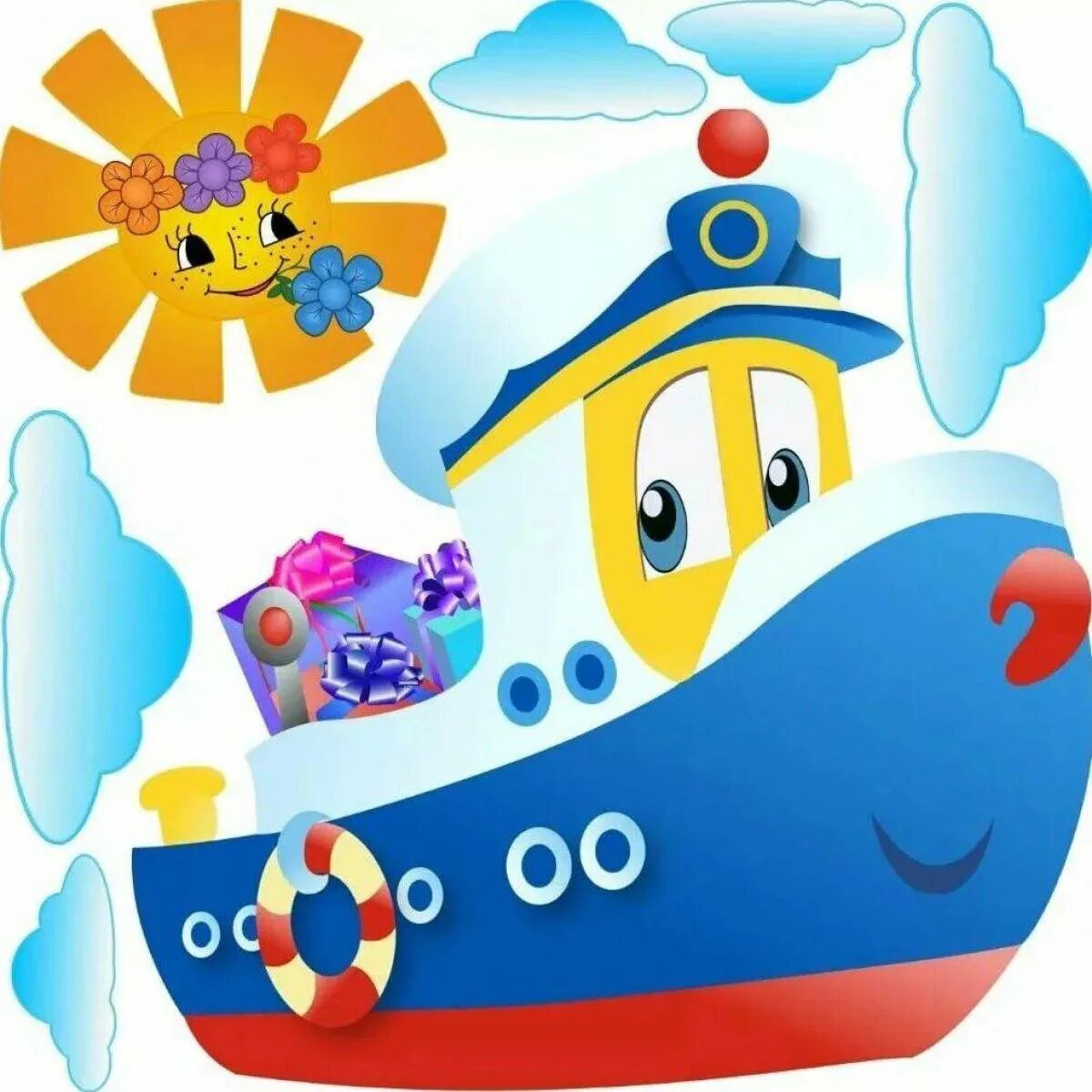 Веселое морская 1. Кораблик. Корабль детский. Кораблик для детей. Мультяшные кораблики.