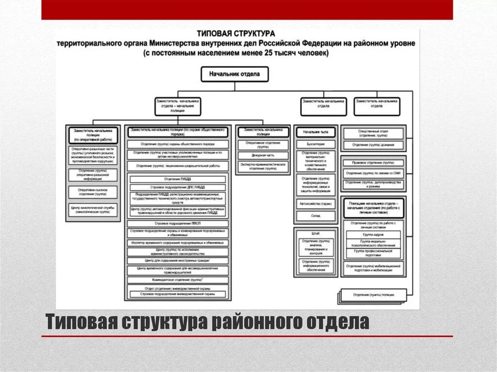 Органы управления полиции