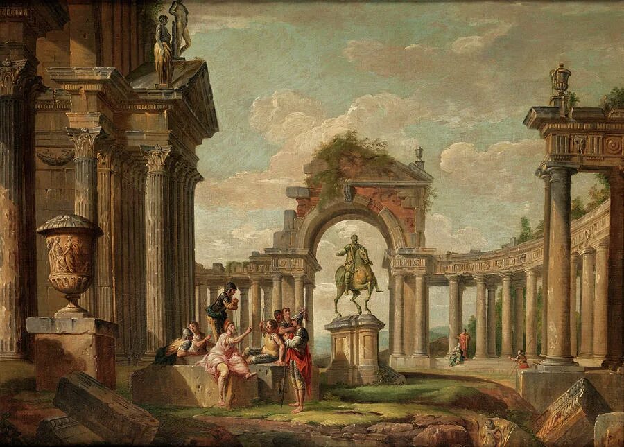 Джованни паоло панини. Джованни паоло панини (1691-1765) “крещение римлян апостолом петром”. Джованни паоло панини картины. Художник джованни паоло панини древний рим. Руины джованни паоло панини.