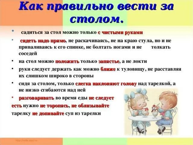 Как правильно учить. Правила поведения за столом для детей. Этикет за столом правила поведения для детей. Правила этикета за столом для детей. Правила как вести себя за столом.