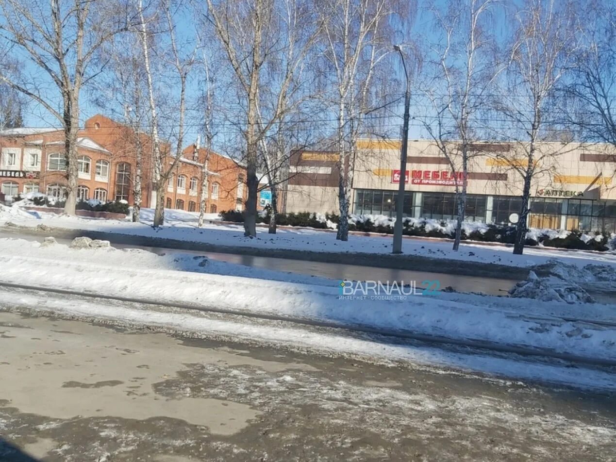 Улица островского барнаул. Барнаульский Водоканал. Островского 22 Барнаул. Ул Островского Барнаул зимний.