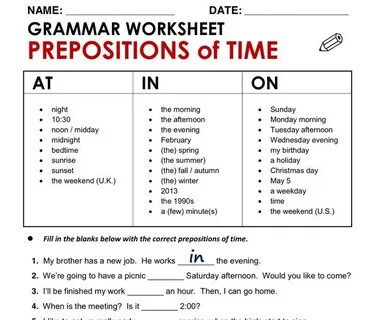 Midnight preposition