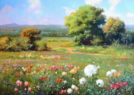 Лето в картинах художников