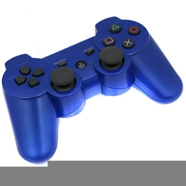 Синяя playstation. Джойстик проводной ps3 DOUBLESHOCK 3 Controller. Джойстик от ps1 и Dual Shock. Ps3 Dualshock 3 led. Геймпад Dualshock Wireless Blue (CN).