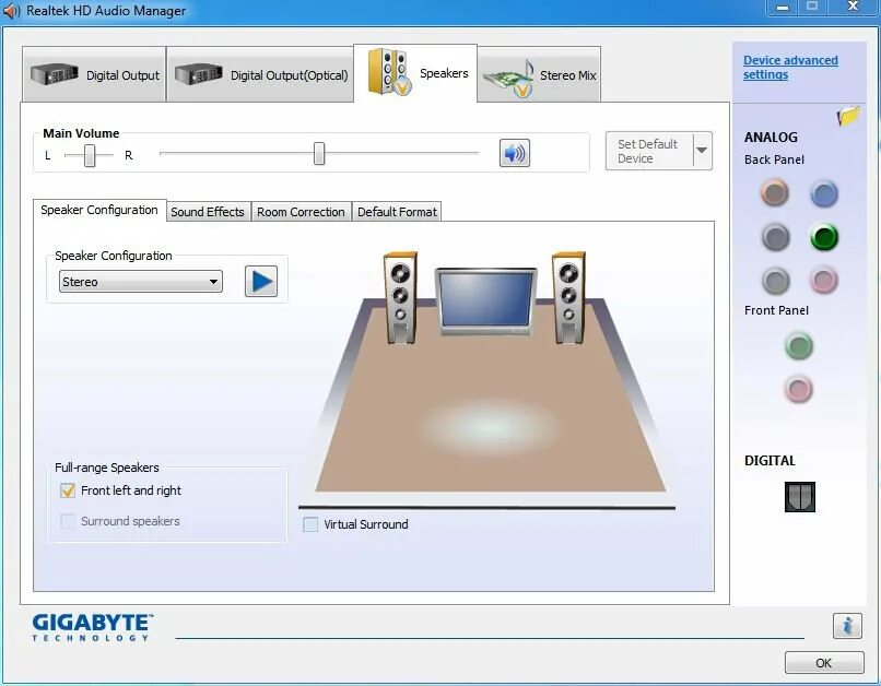 Gigabyte audio driver. Динамики Realtek High Definition Audio. Колонки реалтек 2010.