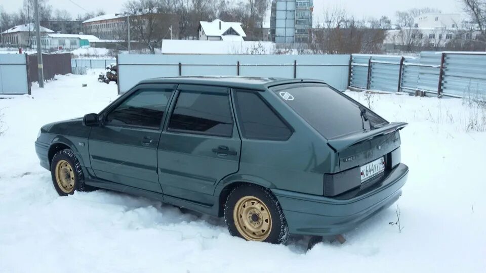 редчайшие колеса на ВАЗ Lenso r17 c резиной 185/35/17 (продано) - Lada 2114, 1,6