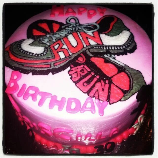 Running cake