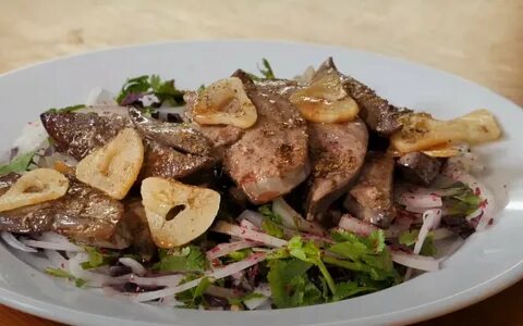 Как пожарить баранью печень