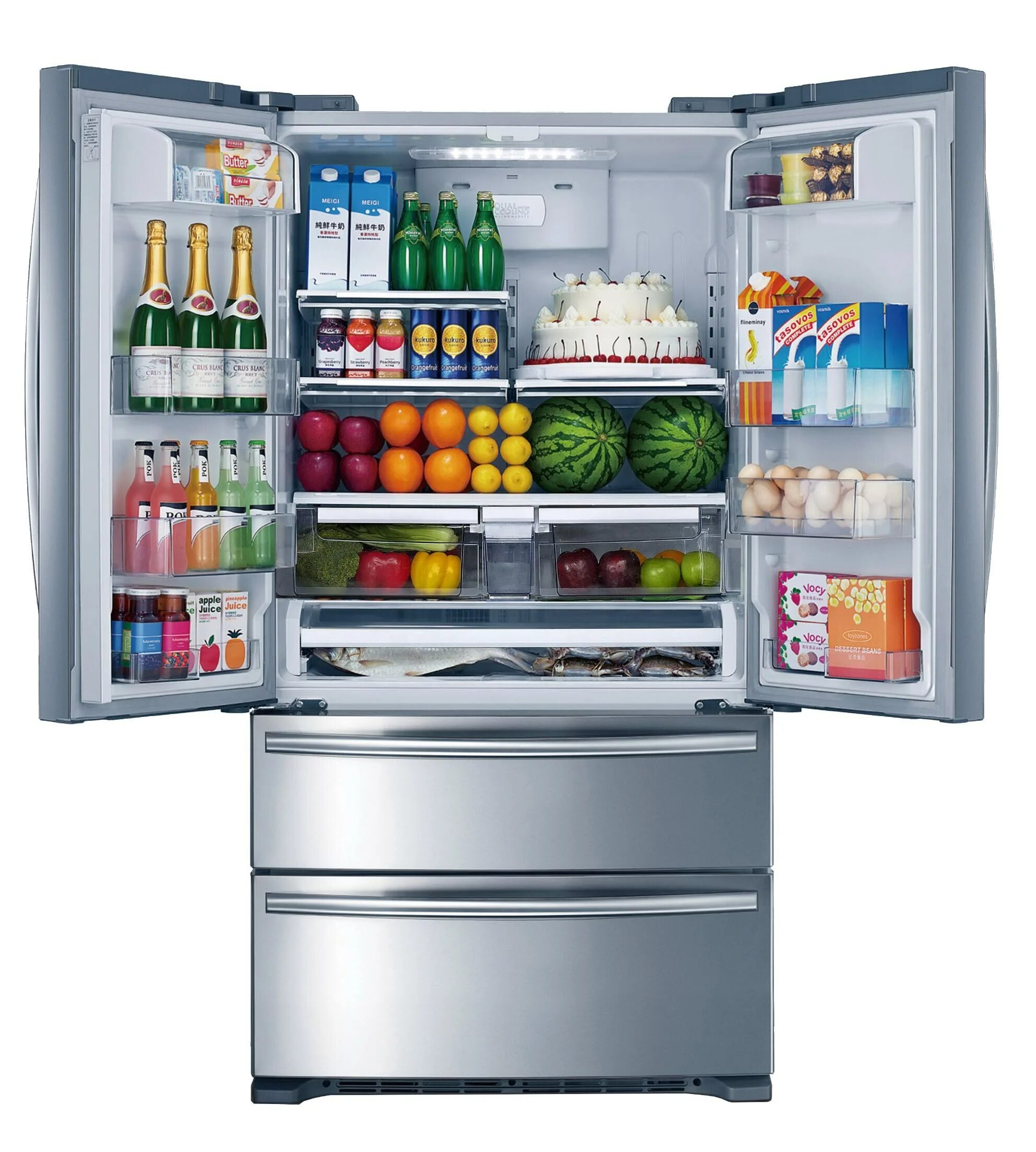 Холодильник покажи картинку. Холодильник Freezer Refrigerator. Midea French Door холодильник. Холодильник Hi hcd020601w. Система ноу Фрост в холодильнике.