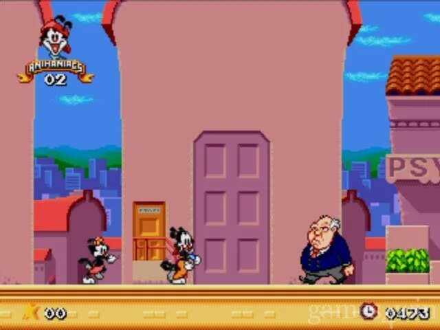 Игра троих том. Animaniacs сега. Animaniacs Sega Mega Drive. Мультяшные игры на Sega. Игры про мультяшек сега.