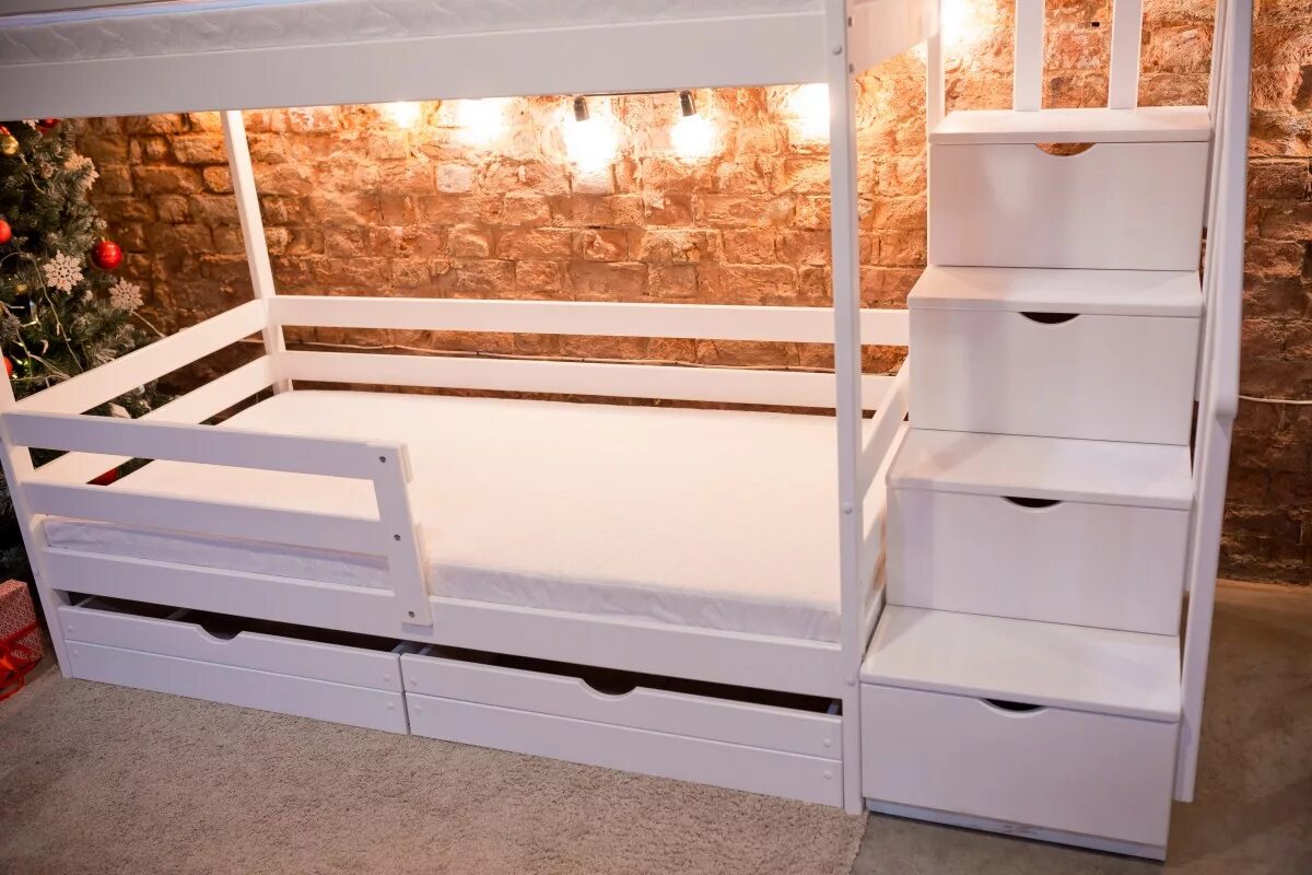 Купить кровать лестница. 2х ярусная кровать с лестницей комодом икеа. Кровать детская 160/80 с лестницей комодом. Двухъярусная кровать 160х80.