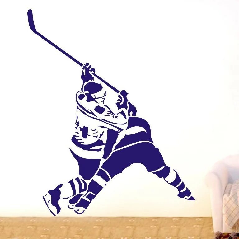 Хоккейные наклейки. Наклейка" хоккеист". Наклейки на стену хоккейные. Наклейка на стену хоккеист. Наклейки хоккей