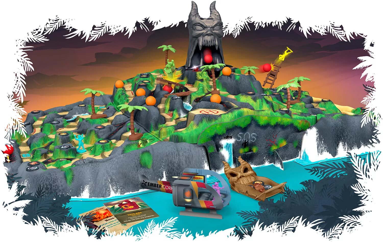 Игра Fireball Island. Fireball Island проклятие острова вулкан. Игра firуbфllisland. Настольная игра фабрика игр Fireball Island.