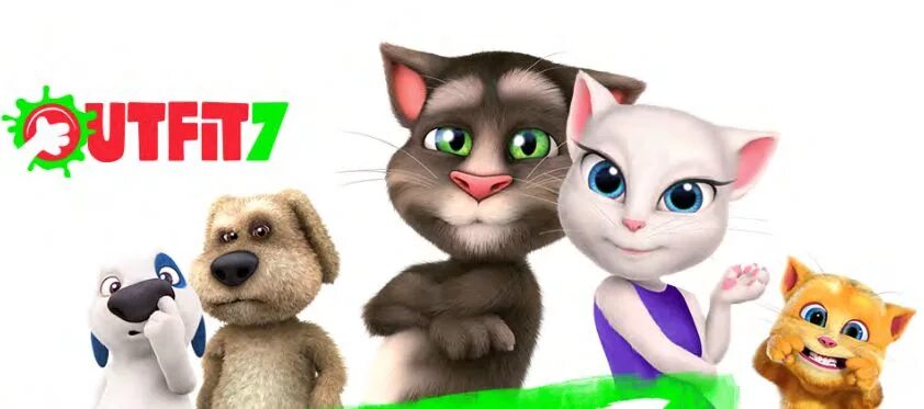 Talking outfit7. Джинджер outfit7. Talking Tom 2013. Outfit7 talking Tom. Компания outfit7 Limited.