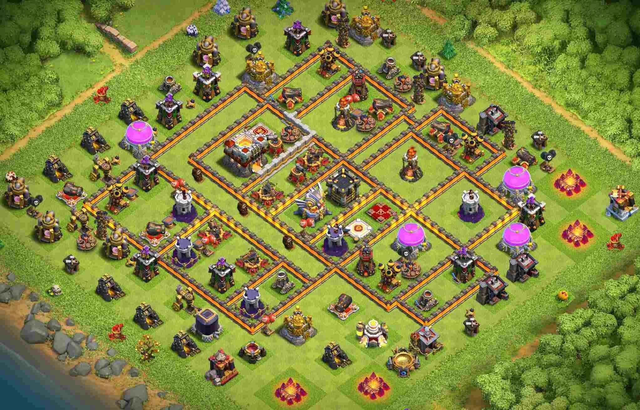 Clash of clans защита. База 11 ТХ Clash of Clans. 11 Ратуша в Clash of Clans. База клеш оф кланс 11 ратуша. Clash of Clans лучшие базы 11 ТХ.