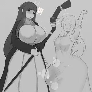 Frieren's massive wand 🍆 😳.