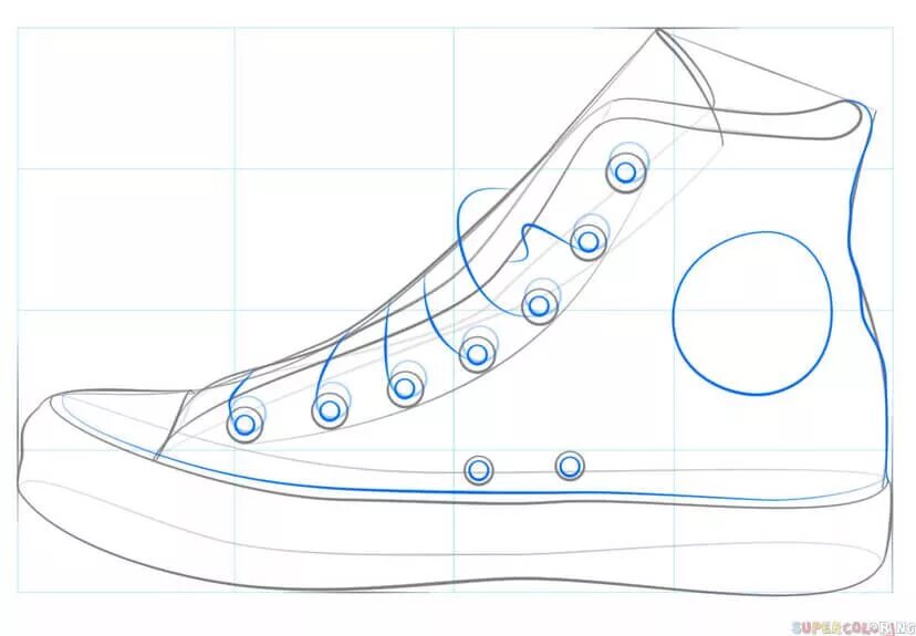 Кеды рисунок. Поэтапное рисование кроссовка. Кеды карандашом. Кроссовки рисунок.