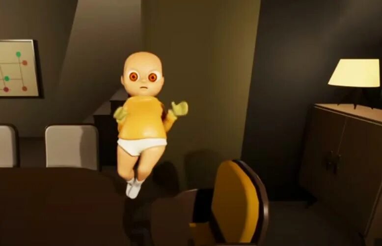 Прохождение малыша в желтом. Бейби Елоу. Симулятор the Baby in Yellow. Младенец в жёлтом игра. Симулятор младенца в жёлтом.