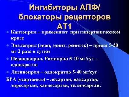 Капотен при кризе