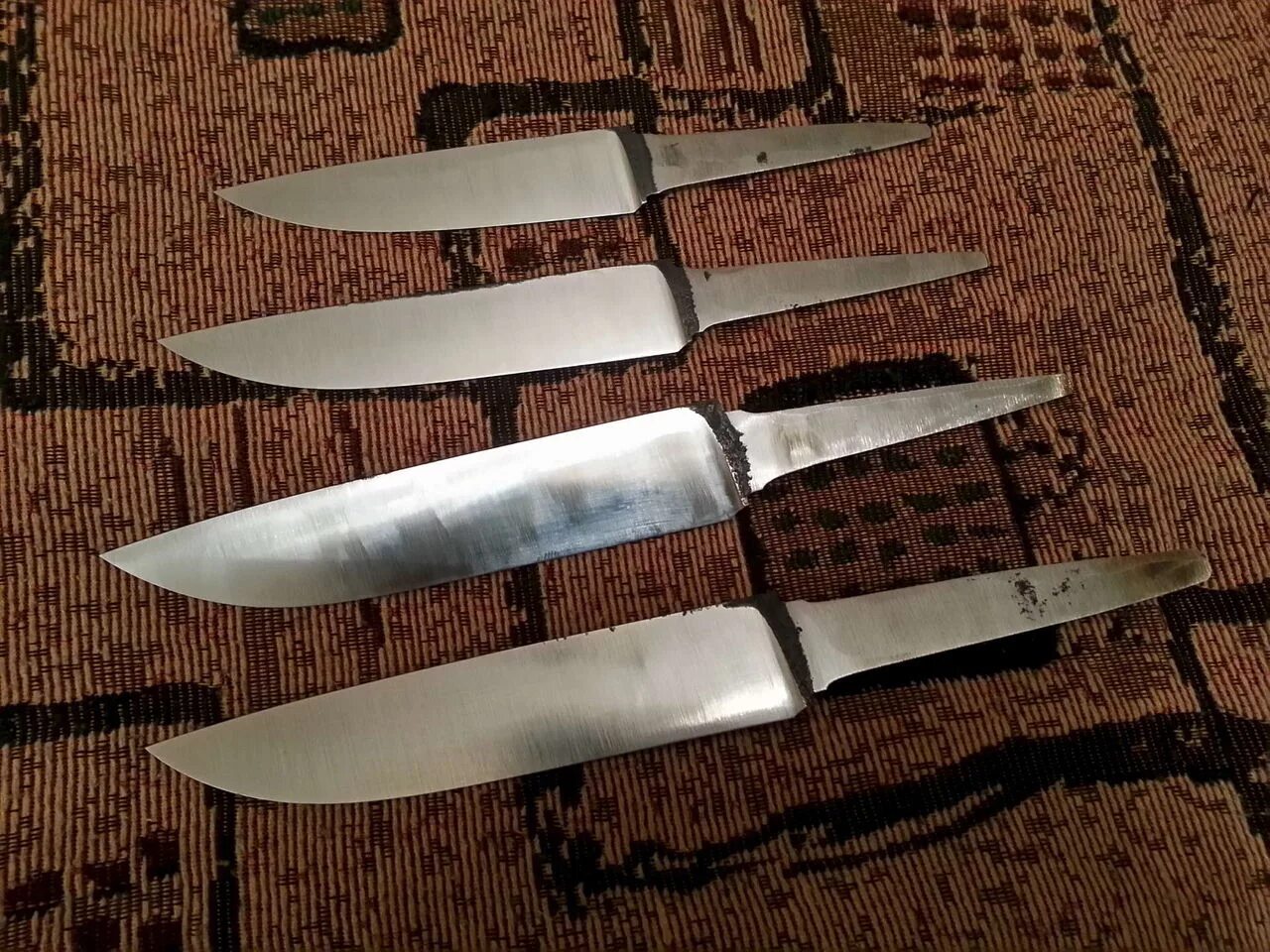 Нож универсал сталь vanax75. Заготовки для ножей из порошковой стали. Клинок с напайкой из порошковой стали. Vanax 75 s125v.