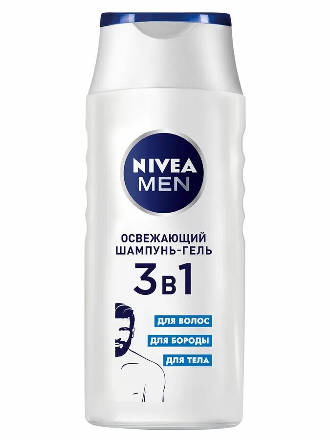 Нивея гель мужской. Шампунь-гель Nivea men 3в1. Гель шампунь нивея 3 в 1. Нивея 3 в 1 шампунь мужской. Nivea шампунь-гель освежающий, 250мл.