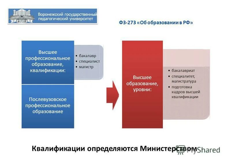 Проблемы высшего профессионального образования. Уровни образования бакалавриат. Квалификации высшего образования в РФ. Послевузовское профессиональное образование. Высшее образование подготовка кадров высшей квалификации.