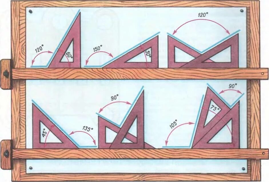 120 градусов линейкой. Угол 75 градусов без транспортира. Угол 75 градусов из двух треугольников. Угол 75 градусов черчение. Углы с помощью угольника.
