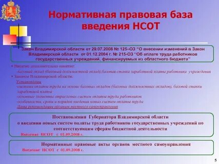 Владимирская область указ