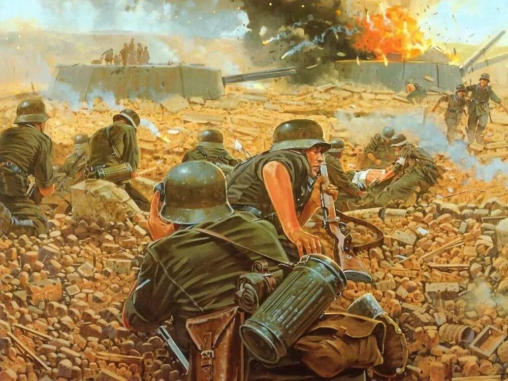 п. северокорейская батальная живопись. художник бессонов сергей евгеньевич. махов "солдаты сталинграда". картины художников про войну.