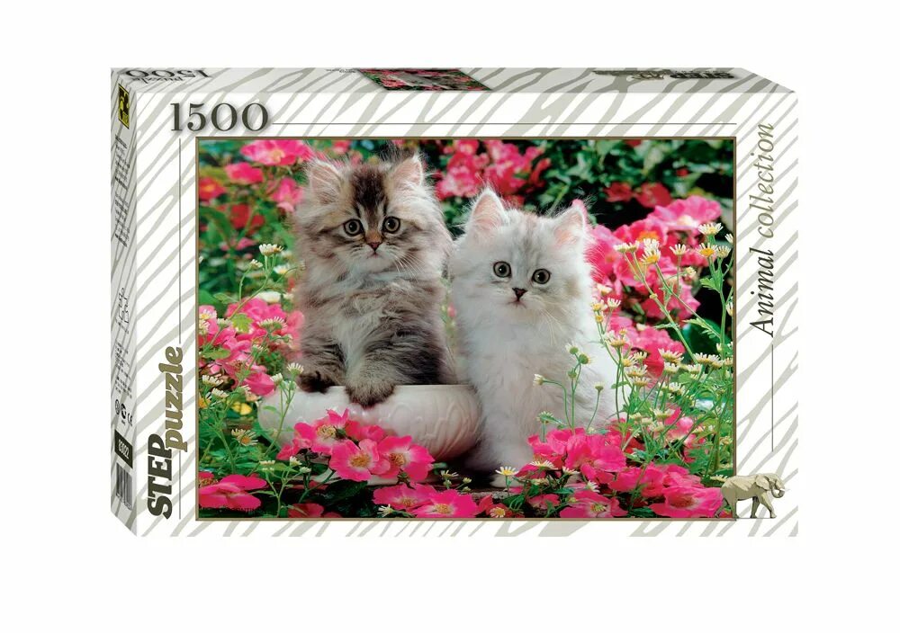 Пазлы 1500 котята 83022. Step Puzzle котята 1500. Step Puzzle animal collection 1500 котята. Пазл Step Puzzle animal collection котята (83022), 1500 дет.. Пазлы котята собранные