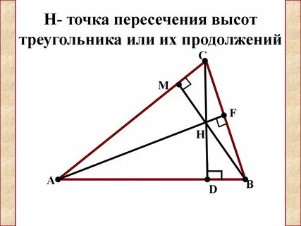 Точка пересечения сторон фигуры