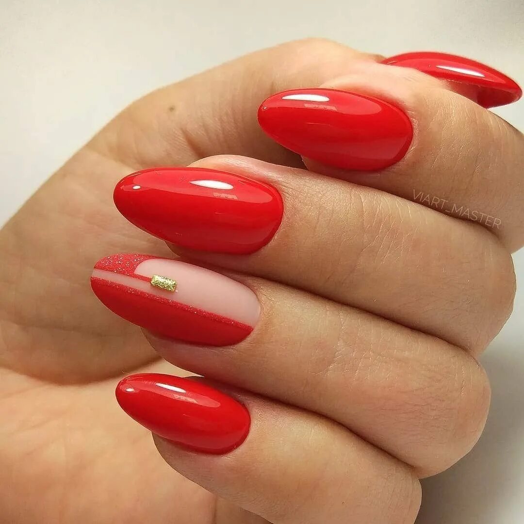 Большие красные ногти. Маникюр красные оттенки миндалевидная форма. Красный на миндалевидных ногтях 2021. Красные ногти маникюр. Яркий красный маникюр.