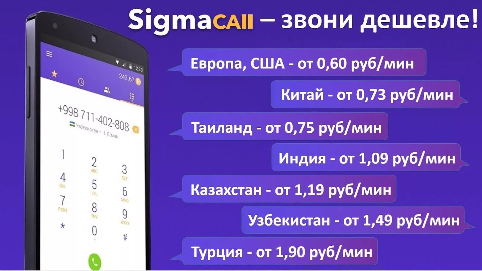 Sigmacall. Ucell Ташкент. Номера юсел.