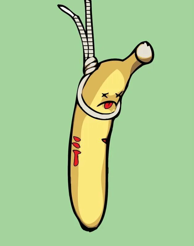 Penis art. Дохлый банан. Банан аватарка.