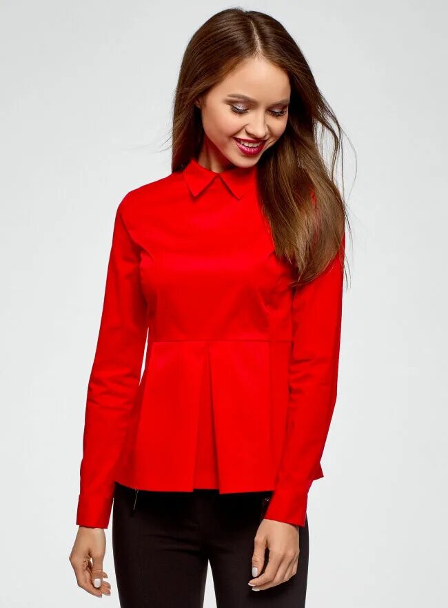 Oodji блузка красная. Oodji красная кофта. Красная блуза. Красная рубашка женская. Купить красную кофту