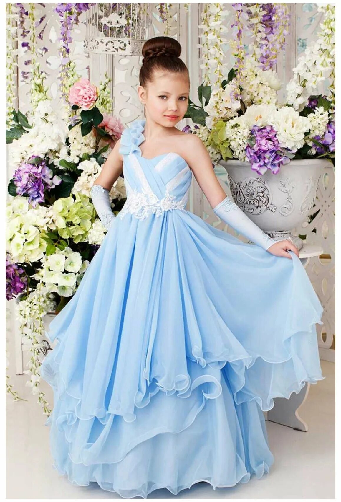 детское платье в пол