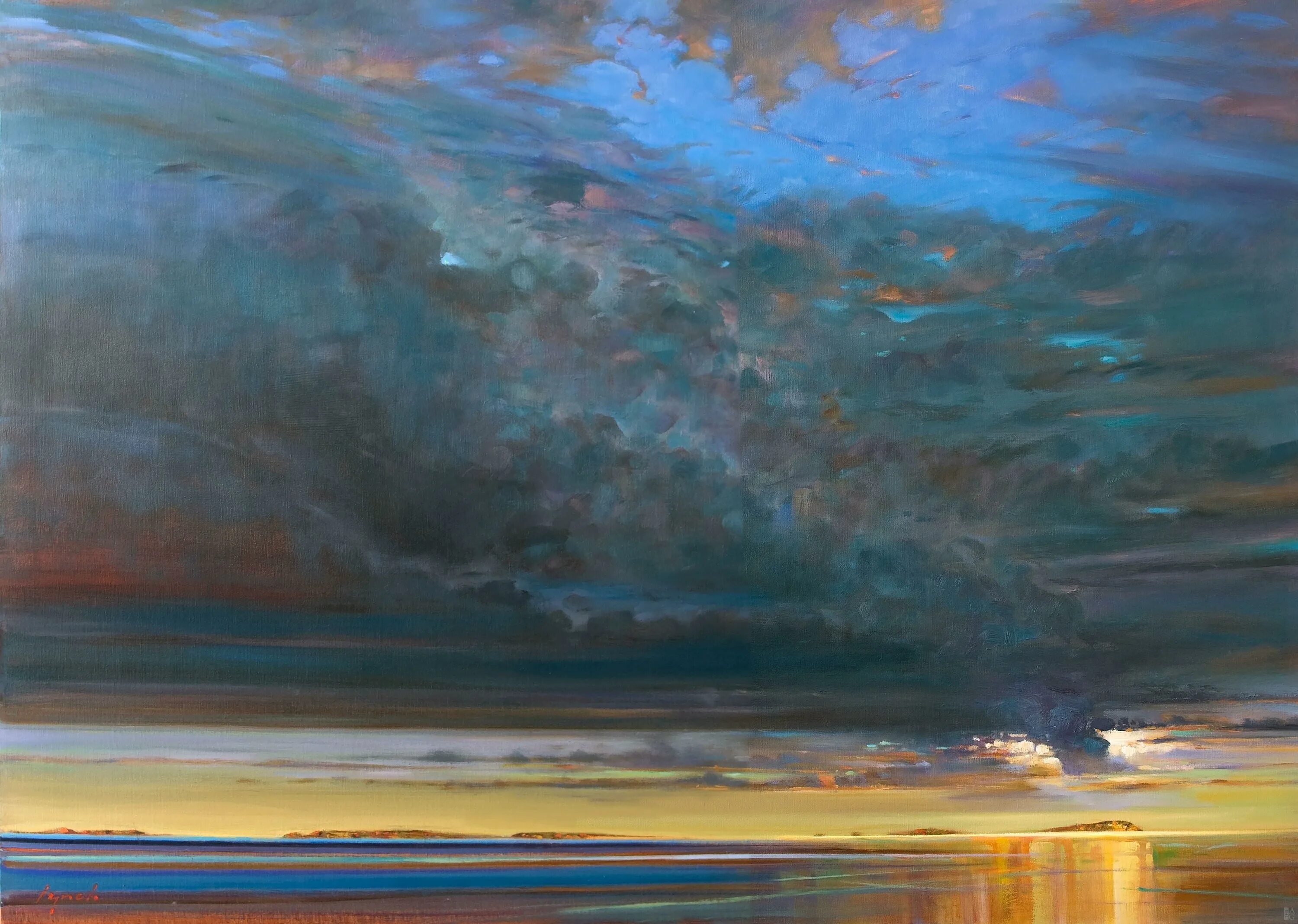 Пейзаж маслом. Картина абстракция с золотом. Современная живопись. Кандинский импрессионизм. Пейзаж маслом экспрессионизм.